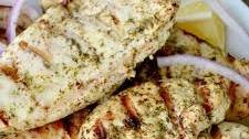 Mustard-dill grilled chicken