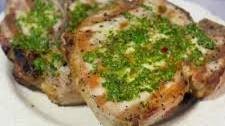 My Secret For Juicy Grilled Pork Chops (With Chimichurri Sauce)