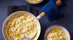 Next level three-cheese risotto