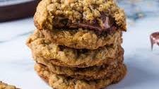 Nutella Oatmeal Cookies