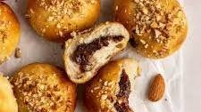 Nutella Stuffed Almond Pretzel Bites