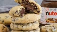 Nutella Stuffed Cookies
