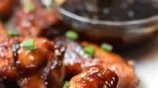 Oven Baked Spicy Teriyaki Chicken Wings