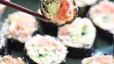 Paleo Cauliflower Rice Sushi Rolls Recipe (Spicy Tuna Rolls)