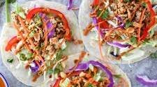 Paleo Spicy Thai Chicken Tacos