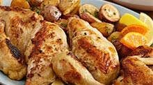 Pan Roasted Citrus Fennel Brined Chicken
