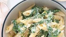 Pasta with Spinach Sauce