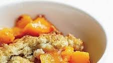 Peach-Lavender Cobbler