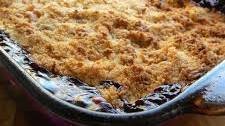 Peach and Blueberry Cobbler