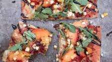 Peach and Prosciutto Flatbread