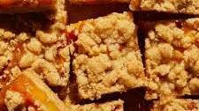 Peach Bars with Brown Butter Crumble