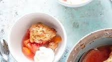 Peach Cobbler with Cornmeal