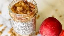 Peach Crisp Chia Pudding