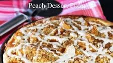 Peach Dessert Pizza