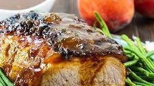 Peach Glazed Pork Roast