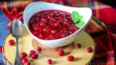 Peach Schnapps Cranberry Sauce