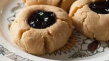 Peanut Butter and Jelly Thumbprints