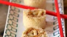 Peanut Butter Apple Cinnamon Sushi Rolls