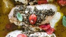 Pesto Baked Chicken