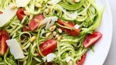 Pesto Zucchini Noodle Salad