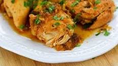 Pineapple Salsa Chicken Enchiladas