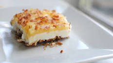 Pineapple Toasted Coconut Pretzel Salad