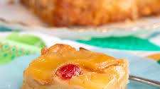 Pineapple Upside Down Bread Pudding