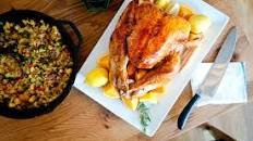Pomegranate-Brined Roast Turkey Recipe