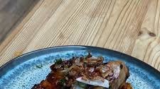 Pork Belly with sweet potato puree