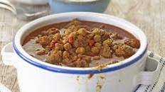 Pork & chickpea curry