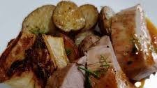 Pork tenderloin with orange and fennel sauce