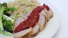 Pork Tenderloin with Raspberry Chipotle Sauce