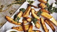 Potato Wedges With Chimichurri