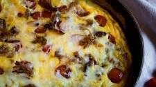 Pulled Pork and White Cheddar Frittata