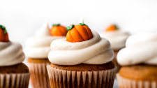 Pumpkin Cupcakes with Cream Cheese Frosting