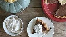 Pumpkin Pie with Maple Cinnamon Whipped Cream