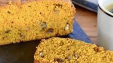 Pumpkin Walnut Raisin Bread