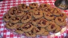 Raspberry Almond Oatmeal Cookies