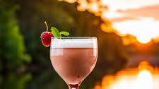 Raspberry Traditional Coquito Recipe