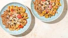 Ratatouille Grain Bowls with Cannellini Beans & Crispy Fried Capers