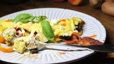 Ratatouille Omelette with Goat Cheese