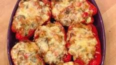 Ratatouille & Ricotta-Stuffed Peppers