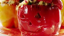 Ratatouille Stuffed Jack-o-Peppers