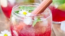 Rhubarb Moscow Mule Cocktail