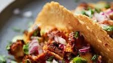 Ridiculously Good Chicken Tacos with Green Sauce
