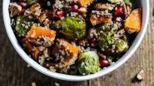 Roasted Brussels Sprouts Quinoa Salad