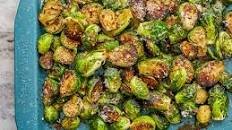 Roasted Brussels Sprouts with Parmesan