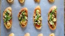 Roasted Cauliflower Bruschetta