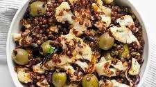 Roasted Cauliflower Lentil Salad
