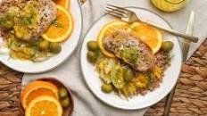 Roasted Fennel and Orange Pork Chops